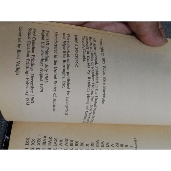 3 Vintage Tarzan ~Edgar Rice Burroughs Novels 5, 6 & 8 (bb10) - Picture 8 of 8